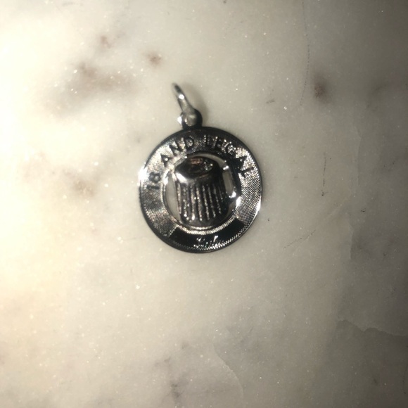 VTG Sterling Silver 18 & Legal Beer Miniature Charm Bracelet Disc Charm 20mm - Picture 2 of 6